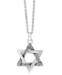 EFFY Collection EFFY&reg; Men's Textured Star Pendant Necklace in Sterling Silver